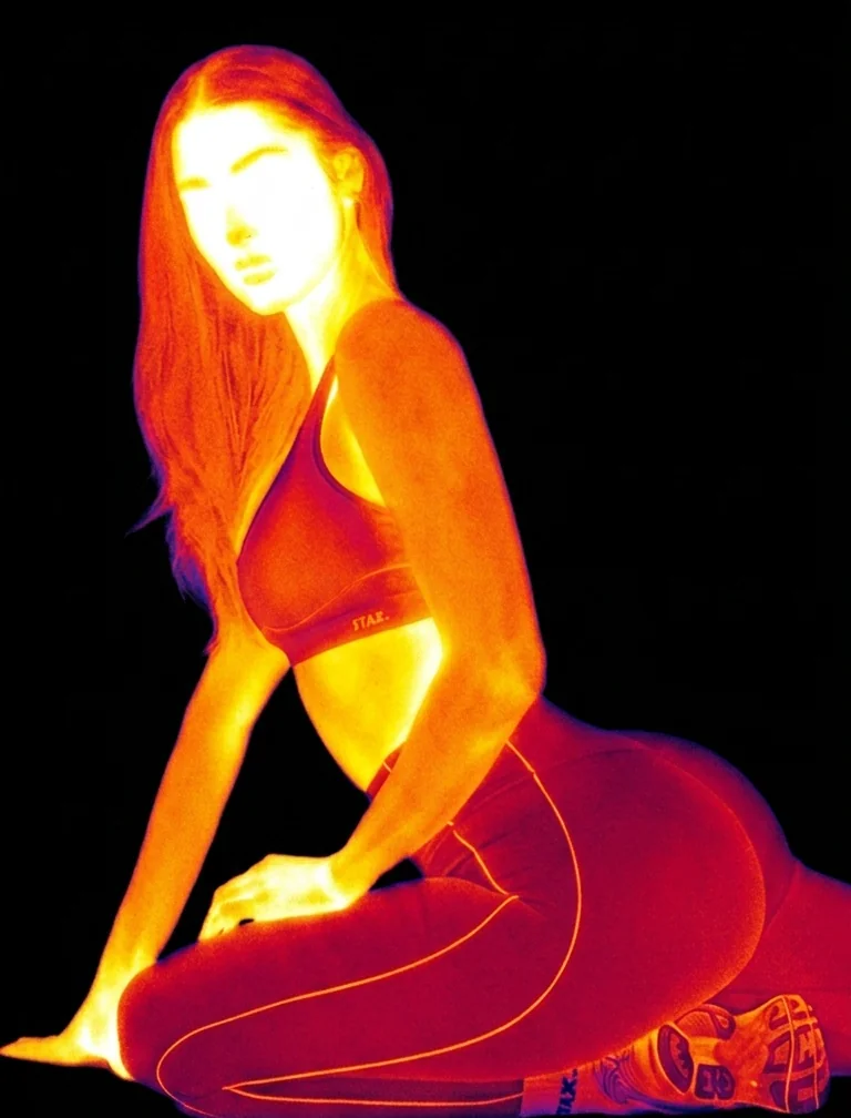 Mia — anonymous thermal portrait